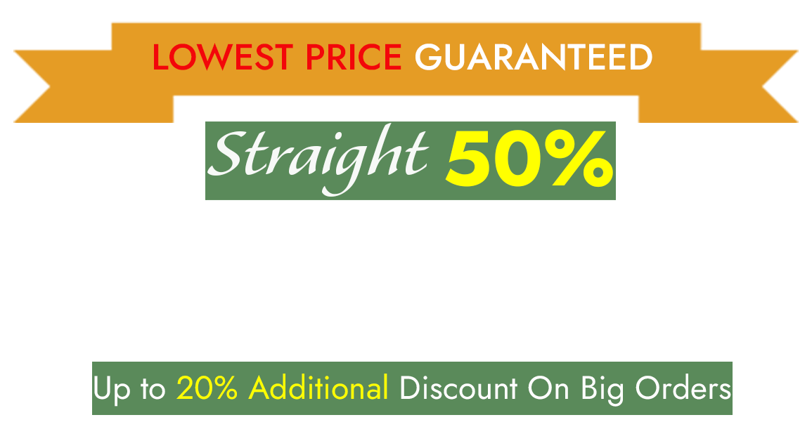 LOWEST PRICE GUARANTEED